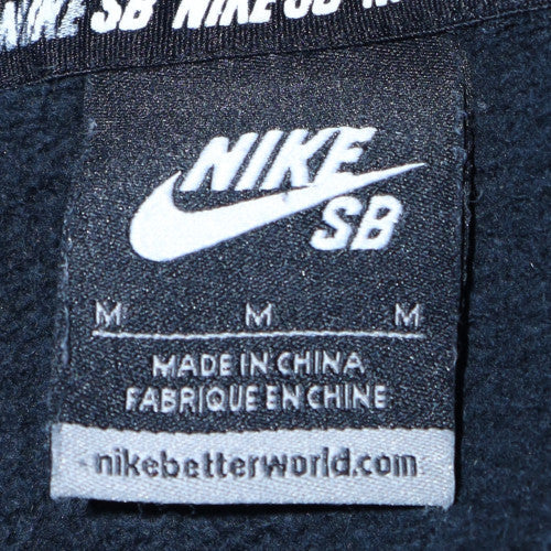 Mens UK Size M Nike Black Pullover Hoodie