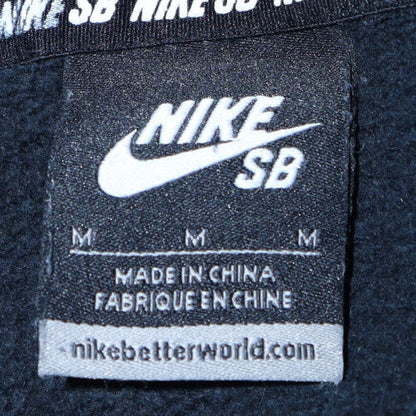 Mens UK Size M Nike Black Pullover Hoodie