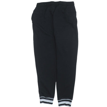 Champion Men's Black L Jogger Sweatpants with Logo and Elastic Waist