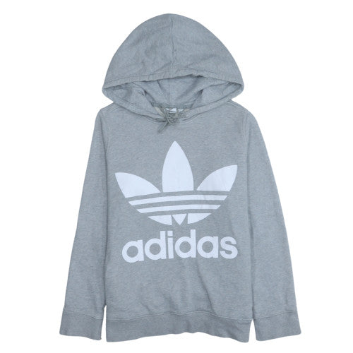 Womens UK Size 16 Adidas Grey Pullover Hoodie