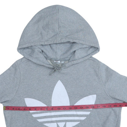 Womens UK Size 16 Adidas Grey Pullover Hoodie