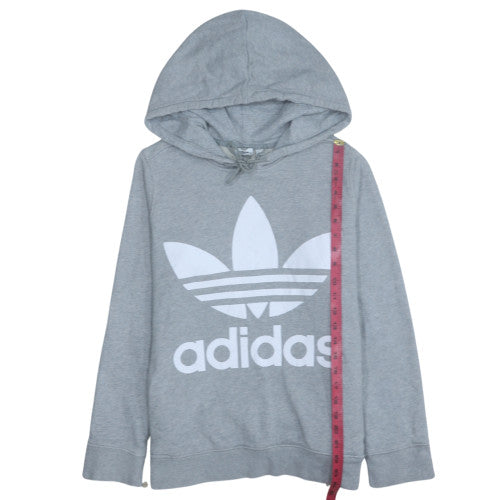 Womens UK Size 16 Adidas Grey Pullover Hoodie