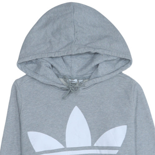 Womens UK Size 16 Adidas Grey Pullover Hoodie