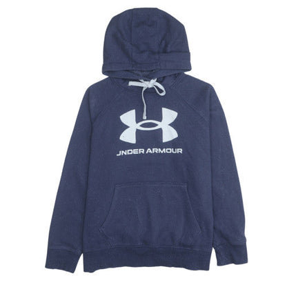 Womens UK Size M Under Armour Blue Pullover Hoodie