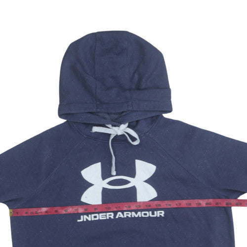 Womens UK Size M Under Armour Blue Pullover Hoodie