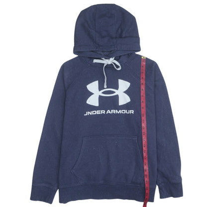 Womens UK Size M Under Armour Blue Pullover Hoodie