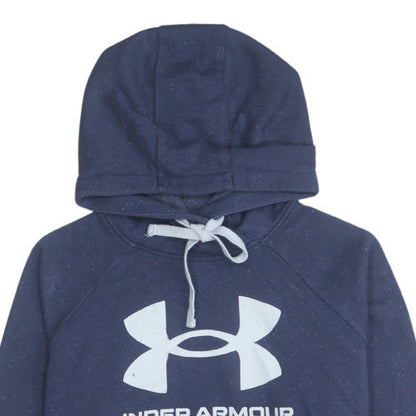 Womens UK Size M Under Armour Blue Pullover Hoodie