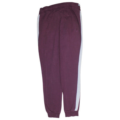 Puma Women's Purple Jogger Trousers Size 12 with Side Stripe