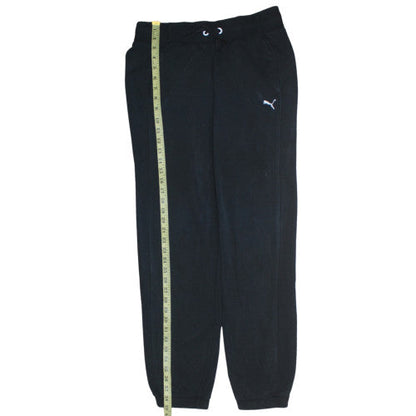 Puma Women's Black Jogger Sweatpants Size 14 Fleece Activewear