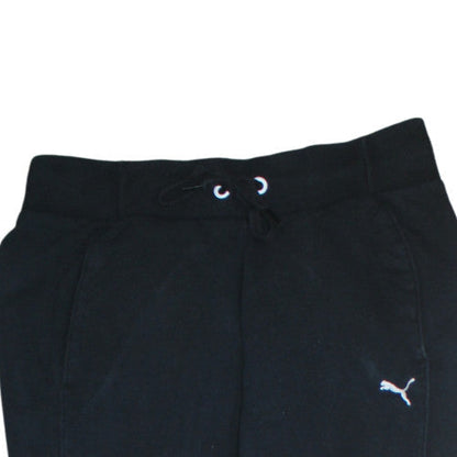 Puma Women's Black Jogger Sweatpants Size 14 Fleece Activewear