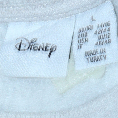 Womens UK Size L Disney Grey Pullover Sweatshirt