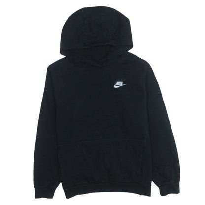 Nike Boys Black XL Pullover Hoodie Fleece Sweatshirt 158-170cm