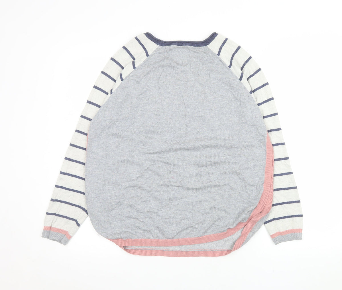 Womens UK Size 14 Mantaray Grey Pullover Jumper