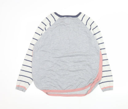 Womens UK Size 14 Mantaray Grey Pullover Jumper