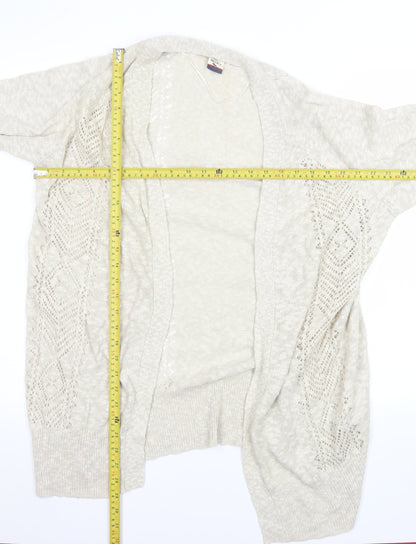 Womens UK Size XL ROXY Beige Cardigan Jumper