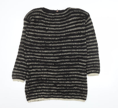 Womens UK Size S Sweewë Paris Black Pullover Jumper