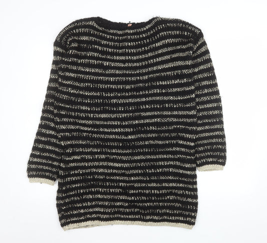 Womens UK Size S Sweewë Paris Black Pullover Jumper