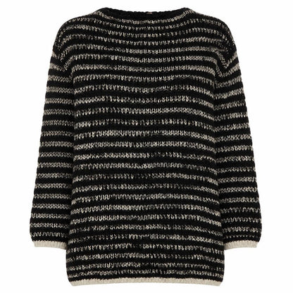 Womens UK Size S Sweewë Paris Black Pullover Jumper