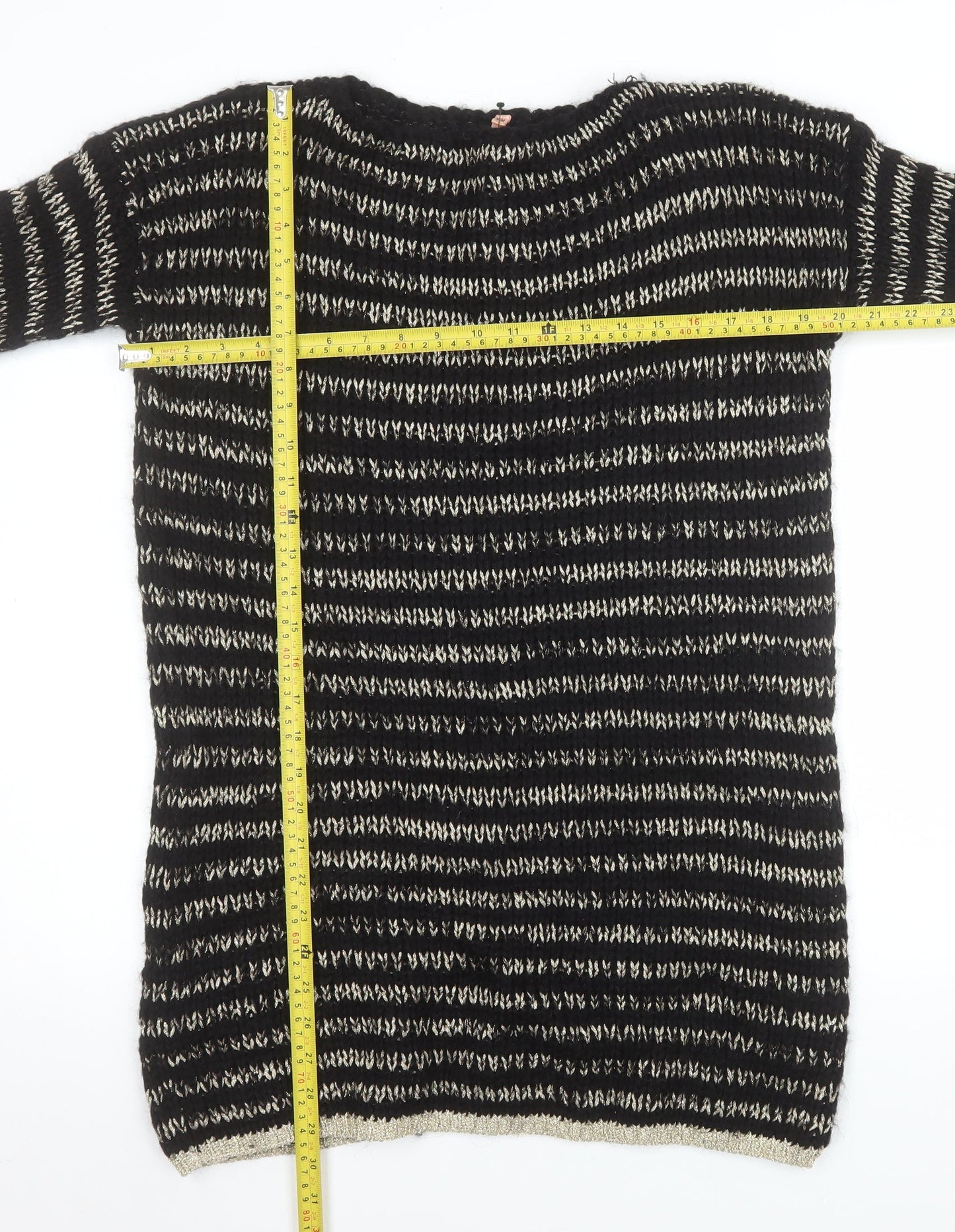 Womens UK Size S Sweewë Paris Black Pullover Jumper