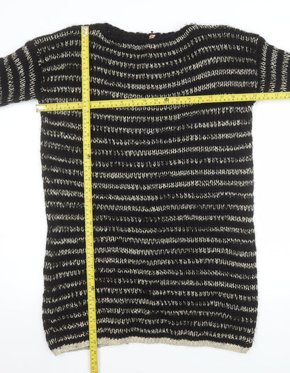 Womens UK Size S Sweewë Paris Black Pullover Jumper