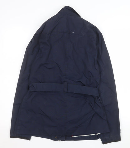 Womens UK Size 12 Fat Face Blue Parka Coat