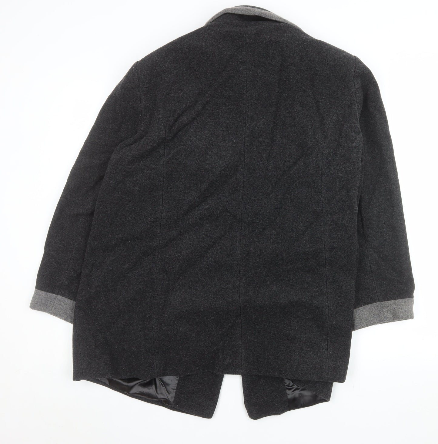 Womens UK Size 18 Eastex Black Overcoat