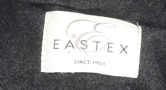 Womens UK Size 18 Eastex Black Overcoat