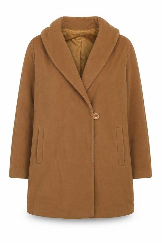 Womens UK Size 14 Alexon Brown Overcoat