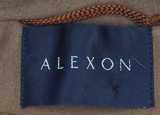 Womens UK Size 14 Alexon Brown Overcoat