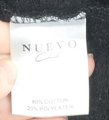 Mens UK Size S Nuevo Club Black Pullover Sweatshirt