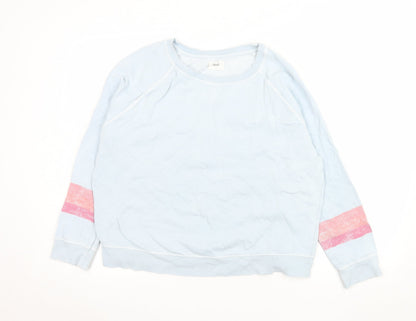 Womens UK Size S Hush Blue Pullover Sweatshirt