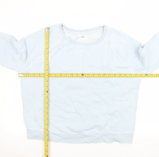 Womens UK Size S Hush Blue Pullover Sweatshirt