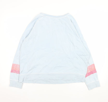 Womens UK Size S Hush Blue Pullover Sweatshirt