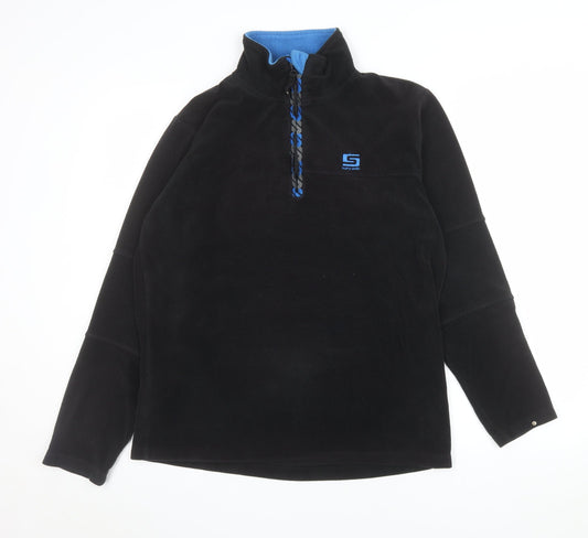 Mens UK Size M Surfanic Black Pullover Sweatshirt