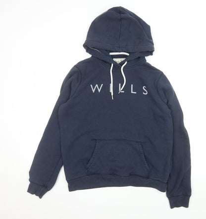 Womens UK Size 14 Jack Wills Blue Pullover Hoodie