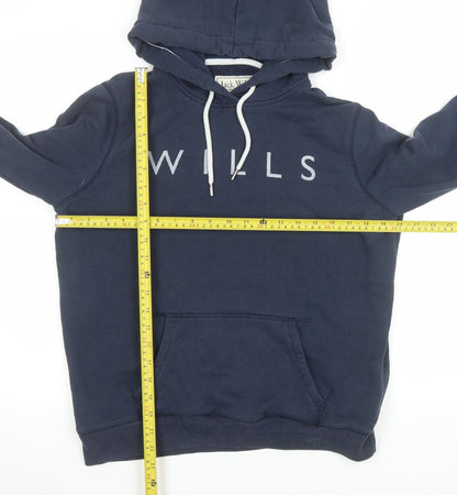 Womens UK Size 14 Jack Wills Blue Pullover Hoodie