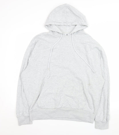 Mens UK Size M COLLUSION Grey Pullover Hoodie