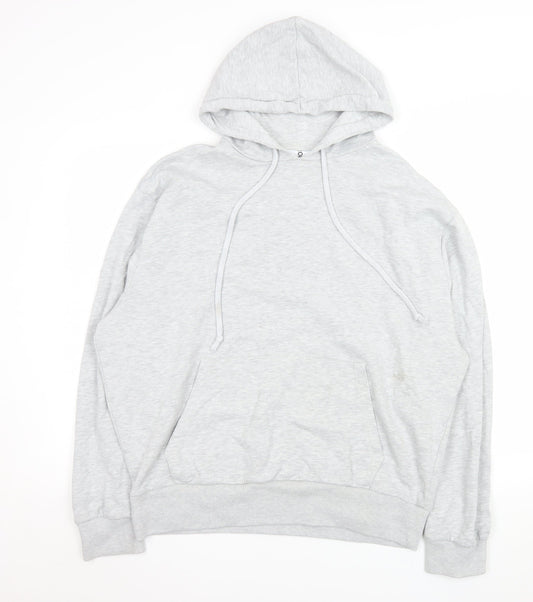 Mens UK Size M COLLUSION Grey Pullover Hoodie