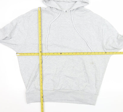 Mens UK Size M COLLUSION Grey Pullover Hoodie