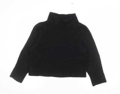 Womens UK Size S COS Black Pullover Sweatshirt