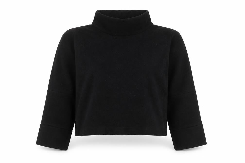 Womens UK Size S COS Black Pullover Sweatshirt