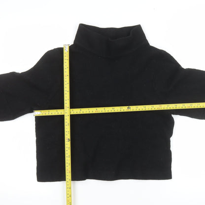 Womens UK Size S COS Black Pullover Sweatshirt