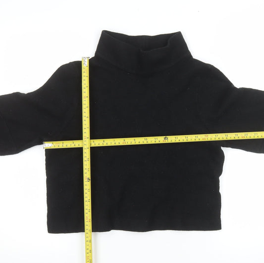 Womens UK Size S COS Black Pullover Sweatshirt
