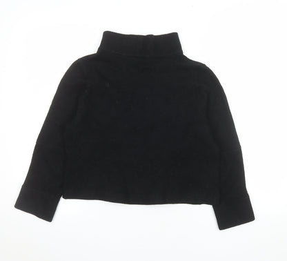 Womens UK Size S COS Black Pullover Sweatshirt