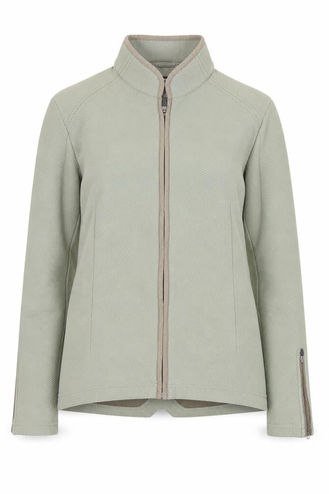 Rohan Womens Green Honeycomb Softshell Jacket Size M Lightweight Zip