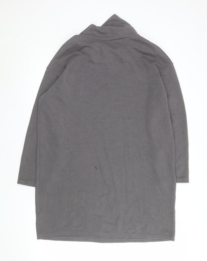 Marks and Spencer Women’s Grey Roll Neck Shift Dress Size 14