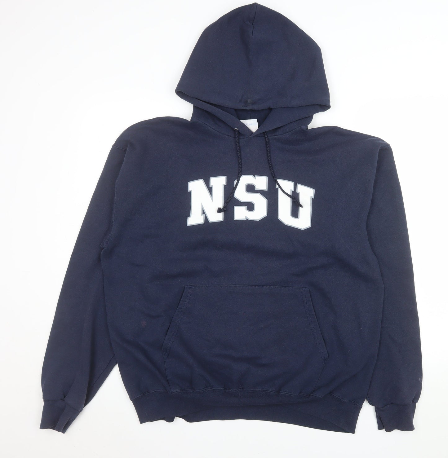 Mens UK Size L Champion Blue Pullover Hoodie