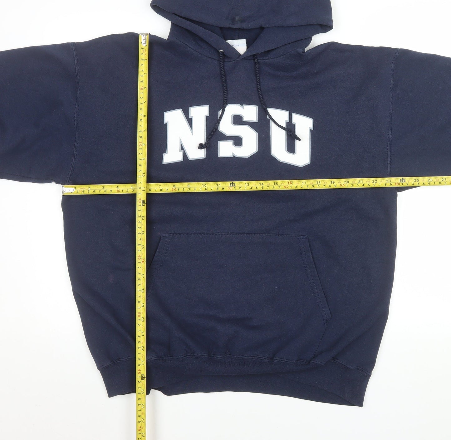 Mens UK Size L Champion Blue Pullover Hoodie