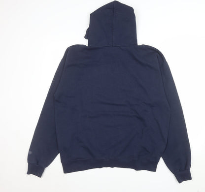 Mens UK Size L Champion Blue Pullover Hoodie