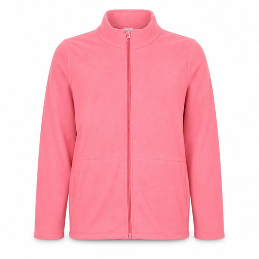 Decathlon Girls Pink Full Zip Fleece Jacket 12-13 Years Lightweight